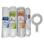 Pera Water Açık Kasa Su Arıtma Cihazlarına Uygun Mebransız 4'lü Filtre Seti Açma Anahtarı Hediyeli