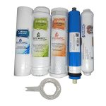 Pera Water Açık Kasa Su Arıtma Cihazlarına Uygun Vontron 75 Gpd Mebranlı 5'li Filtre Seti Açma Anahtarı Hediyeli