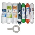 Pera Water Açık Kasa Su Arıtma Cihazlarına Uygun Platinium 80 Gpd Mebranlı 7'li Alkali + Mineral Filtre Seti Açma Anahtarı Hediyeli