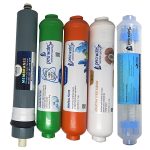 Pera Water Tüm Su Arıtma Cihazlarına Uygun Platinium 80 Gpd Mebran + Alkali + Mineral + Detox + Hindistan Cevizi Tatlandırıcı Filtre