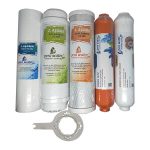 Pera Water Açık Kasa Su Arıtma Cihazlarına Uygun Mebransız 5 Li Mineral Filtre Seti Açma Anahtarı Hediyeli Mineral Filtre