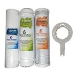 Pera Water Açık Kasa Su Arıtma Cihazlarına Uygun 3'lü Ön Filtre Seti Açma Anahtarı Hediyeli