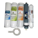 Pera Water Açık Kasa Su Arıtma Cihazlarına Uygun Platinium 80 Gpd Mebranlı 5'li Filtre Seti Açma Anahtarı Hediyeli