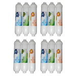 Pera Water Tüm Kapalı Kasa Su Arıtma Cihazlarına Uygun 1-2-3 Nolu Ön Filtre Seti 4 Takım