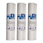 Purefer Açık Kasa Su Arıtma Cihazlarına Uygun 10 İnç 1 Micron Sediment Filtre 3 Adet