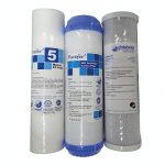 Purefer Açık Kasa Su Arıtma Cihazlarına Uygun 3'lü Ön Filtre Set