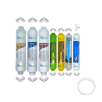 Pemax  Water Solutions Kapalı Kasa Su Arıtma Cihazlarına uygun Eco 7 li mebransız  alkali +mineral +detox+tatlandırıcılı set ve ekipmanları