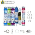 Pemax  Water Solutions Kapalı Kasa Su Arıtma Cihazlarına uygun Sertifikalı 6 lı Pallas mebranlı 12 inç tatlandırıcılı + B12 Alkali set ve ekipmanları