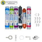 Pemax  Water Solutions Kapalı Kasa Su Arıtma Cihazlarına uygun Sertifikalı 6 lı Platinium mebranlı 12 inç tatlandırıcılı +  mineral set ve ekipmanları