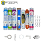 Pemax  Water Solutions Kapalı Kasa Su Arıtma Cihazlarına uygun Sertifikalı 7Lİ Vontron 4000 tds mebranlı 12 inç tatlandırıcılı+ B12 Alkali+mineral set ekipmanları