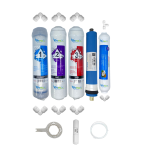 Pemax  Water Solutions Kapalı Kasa Su Arıtma Cihazlarına uygun STD  5 li Vontron mebranlı  Mineralli tatlandırıcılı set ve ekipmanları