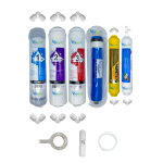 Pemax  Water Solutions Kapalı Kasa Su Arıtma Cihazlarına uygun STD  6 li Reverse Osmosis mebranlı Mineral+tatlandırıcılı set ve ekipmanları