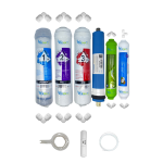 Pemax  Water Solutions Kapalı Kasa Su Arıtma Cihazlarına uygun STD  6 li Vontron mebranlı Alkali+Tatlandırıcılı set ve ekipmanları