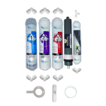 Pemax  Water Solutions Kapalı Kasa Su Arıtma Cihazlarına uygun STD  5 li Platinium mebranlı  gümüş iyonlu tatlandırıcılı set ve ekipmanları