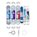 Pemax  Water Solutions Kapalı Kasa Su Arıtma Cihazlarına uygun STD  6 li Vontron mebranlı şeffaf mineral+gümüş iyonlu tatlandırıcı set ve ekipmanları