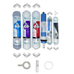 Pemax  Water Solutions Kapalı Kasa Su Arıtma Cihazlarına uygun STD  6 li Pallas mebranlı şeffaf mineral+gümüş iyonlu tatlandırıcı set ve ekipmanları