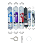 Pemax  Water Solutions Kapalı Kasa Su Arıtma Cihazlarına uygun STD  6 li Platinium mebranlı şeffaf mineral+gümüş iyonlu tatlandırıcı set ve ekipmanları