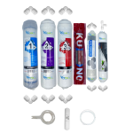 Pemax  Water Solutions Kapalı Kasa Su Arıtma Cihazlarına uygun STD  6 li Orijinal LG Kuno mebranlı şeffaf mineral+gümüş iyonlu tatlandırıcı set ve ekipmanları