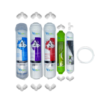 Pemax  Water Solutions Kapalı Kasa Su Arıtma Cihazlarına uygun STD  5 li mebransız  alkali+gümüş iyonlu tatlandırıcı set ve ekipmanları