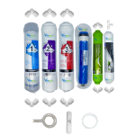 Pemax  Water Solutions Kapalı Kasa Su Arıtma Cihazlarına uygun STD  6 li Reverse Osmosis mebranlı alkali+gümüş iyonlu tatlandırıcı set ve ekipmanları