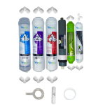 Pemax  Water Solutions Kapalı Kasa Su Arıtma Cihazlarına uygun STD  6 li Platinium mebranlı alkali+gümüş iyonlu tatlandırıcı set ve ekipmanları