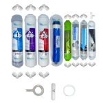 Pemax  Water Solutions Kapalı Kasa Su Arıtma Cihazlarına uygun STD  8 li Reverse Osmosis mebranlı Alkali+şeffaf mineral+detox+gümüş iyonlu tatlandırıcı set ve ekipmanları