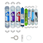 Pemax  Water Solutions Kapalı Kasa Su Arıtma Cihazlarına uygun STD  8 li Vontron mebranlı Alkali+şeffaf mineral+detox+gümüş iyonlu tatlandırıcı set ve ekipmanları