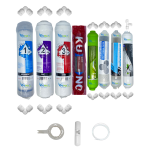Pemax  Water Solutions Kapalı Kasa Su Arıtma Cihazlarına uygun STD  8 li Orijinal LG Kuno mebranlı Alkali+şeffaf mineral+detox+gümüş iyonlu tatlandırıcı set ve ekipmanları