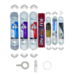 Pemax  Water Solutions Kapalı Kasa Su Arıtma Cihazlarına uygun STD  7 li Orijinal LG Kuno mebranlı B12 Alkali+şeffaf mineral+gümüş iyonlu tatlandırıcı set ve ekipmanları