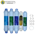 Fluxtek Kapalı Kasa Su arıtma cihazlarına uygun Uluslar arası Sertifikalı 5li B12 Alkali mebransız  filtre set