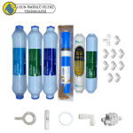 Fluxtek Kapalı Kasa Su arıtma cihazlarına uygun Uluslar arası Sertifikalı 6 Lı B12 alkali Vontron Helixfil teknoloji mebranlı set