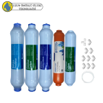 Fluxtek Kapalı Kasa Su arıtma cihazlarına uygun Uluslar arası Sertifikalı 5 li  Pera Water mineral mebransız set