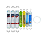 Pemax  Water Solutions Kapalı Kasa Su Arıtma Cihazlarına uygun Ecomax  7 li mebransız  alkali +mineral +detox+tatlandırıcılı set ve ekipmanları
