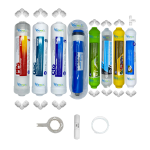 Pemax  Water Solutions Kapalı Kasa Su Arıtma Cihazlarına uygun STDMAX  8 li Reverse Osmosis mebranlı Alkali+mineral+detox+tatlandırıcılı set ve ekipmanları
