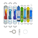 Pemax  Water Solutions Kapalı Kasa Su Arıtma Cihazlarına uygun STDMAX  8 li Pallas mebranlı Alkali+mineral+detox+tatlandırıcılı set ve ekipmanları