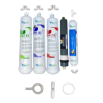 Pemax  Water Solutions Kapalı Kasa Su Arıtma Cihazlarına uygun HFT  5 li Platinium mebranlı  Mineralli tatlandırıcılı set ve ekipmanları