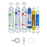 Pemax  Water Solutions Kapalı Kasa Su Arıtma Cihazlarına uygun HFT  6 li Pallas mebranlı Mineral+tatlandırıcılı set ve ekipmanları