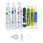 Pemax  Water Solutions Kapalı Kasa Su Arıtma Cihazlarına uygun HFT  7 li Platinium mebranlı Alkali+mineral+tatlandırıcılı set ve ekipmanları