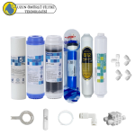 Purefer  Açık kasa çift karbonlu Sertifikalı 6 li Filmtec Dupon mebranlı  B12 Alkalili set ve ekipmanları