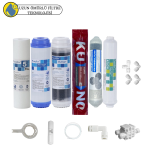 Purefer  Açık kasa çift karbonlu Sertifikalı 6 li Orijinal Lg Kuno mebranlı  Şeffaf 4 lü mineralli set ve ekipmanları