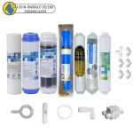 Purefer  Açık kasa çift karbonlu Sertifikalı 7 li B12 alkali+ Vontron Helixfil Yüksek Tds mebranlı  Şeffaf 4 lü mineralli set ve ekipmanları