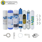 Purefer  Açık kasa çift karbonlu Sertifikalı 7 li B12 alkali+ Pallas mebranlı  Şeffaf 4 lü mineralli set ve ekipmanları