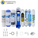 Purefer  Açık kasa çift karbonlu Sertifikalı 8 li B12 alkali+detox+ Filmtec Dupon mebranlı  Şeffaf 4 lü mineralli set ve ekipmanları
