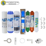 Purefer  Açık kasa çift karbonlu Sertifikalı 7 li Vontron Helixfil Yüksek Tds mebranlı  mineral + alkalili set ve ekipmanları
