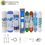 Purefer  Açık kasa çift karbonlu Sertifikalı 8 li Vontron Helixfil Yüksek Tds mebranlı  mineral + alkalili + detox  set ve ekipmanları