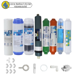 Purefer  Açık kasa çift karbonlu Sertifikalı 8 li Platinium mebranlı  mineral + alkalili + detox set ve ekipmanları