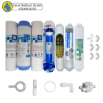 Purefer  Açık kasa çift sedimentli Sertifikalı 7 li Filmtec Dupon mebranlı  Şeffaf 4 lü mineral + B12 alkali set ve ekipmanları