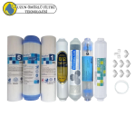 Purefer  Açık kasa çift sedimentli Sertifikalı 7 li mebransız  Şeffaf 4 lü mineral + B12 alkali + detox set