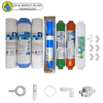 Purefer  Açık kasa çift sedimentli Sertifikalı 7 li Vontron Helixfil Yüksek Tds mebranlı  mineral + alkalili set ve ekipmanları
