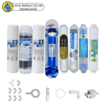 Purefer  Açık kasa çift sedimentli Sertifikalı 8 li Filmtec Dupon mebranlı  Şeffaf 4 lü mineral + B12 alkali + detox set ve ekipmanları